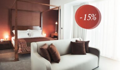 15% discount on the next reservation - 15% discount on the next reservation